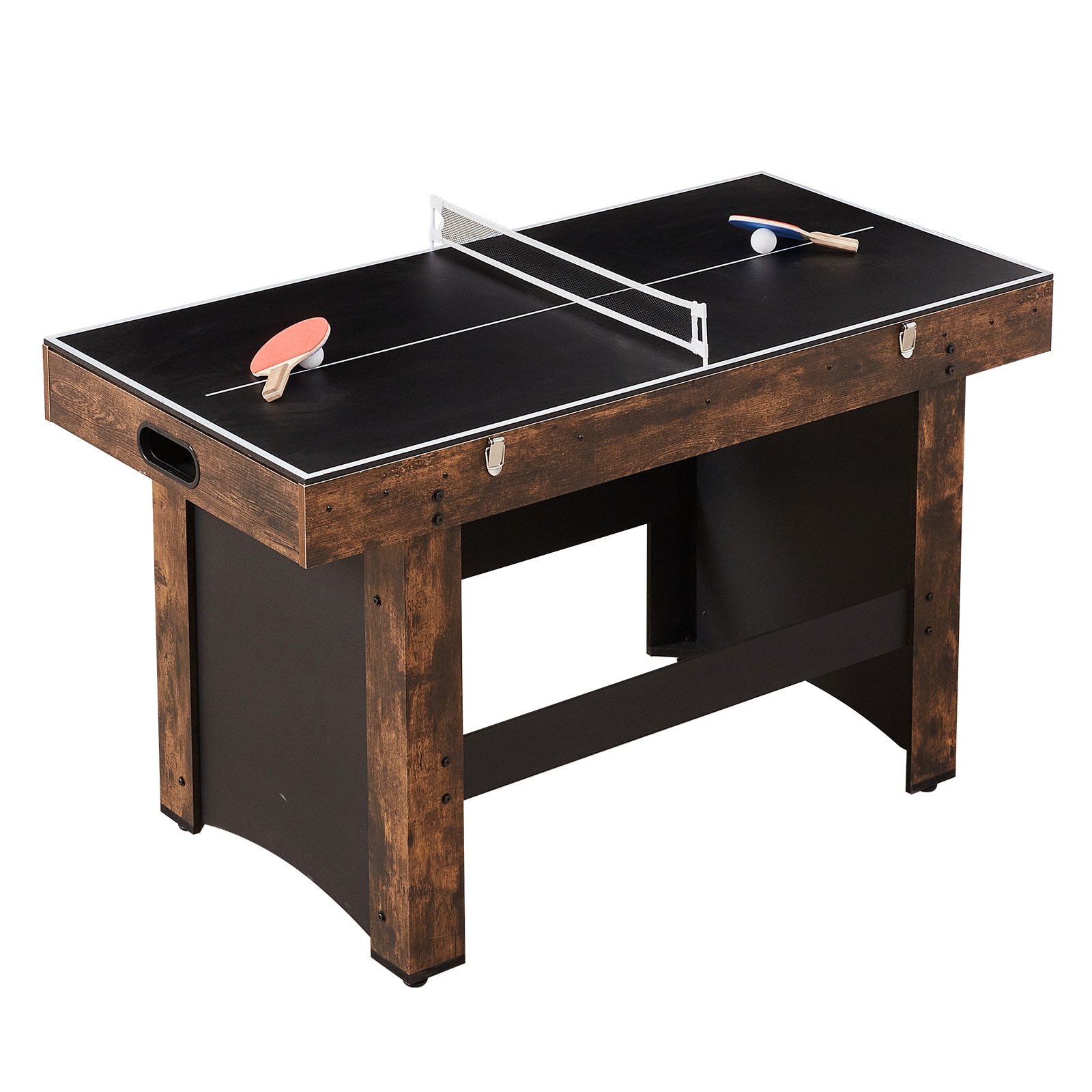 54" Air Hockey Table 3-in-1 Air Powered Combo Table Hockey Ping Pong Foosball_maomaolike.com